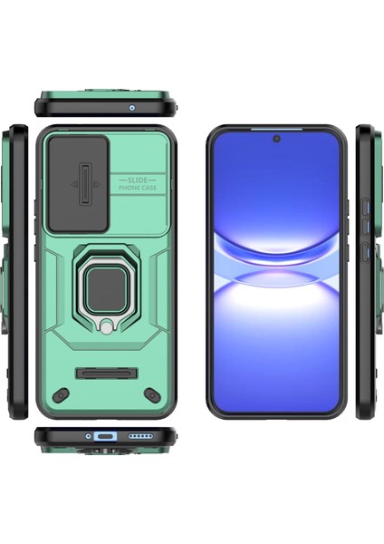 Huawei Nova 13 Pro Kılıf, [tam Kamera Koruması] [360° Dönebilen Destek Halkası] Askeri Sınıf Sert Koruyucu Telefon Kılıfı Kapağı (Yurt Dışından) modelleri