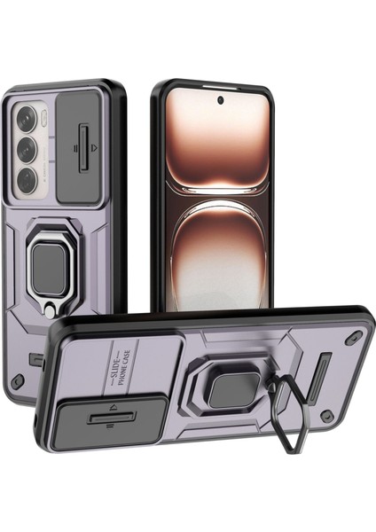Oppo Reno 12 Pro Kılıf, [tam Kamera Koruması] [360° Dönebilen Destek Halkası] Askeri Sınıf Sert Koruyucu Telefon Kılıfı Kapağı (Yurt Dışından) fiyatları