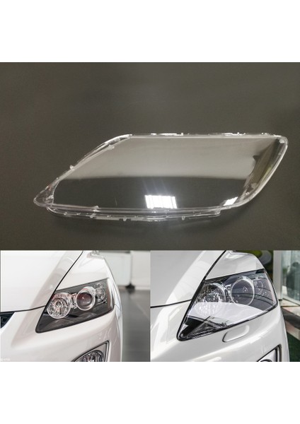 Sinyal Lambaları,mazda Cx7 2007-2013 Için Temizle Far Lens Kapağı Yedek Far Kabuk Kapağı Kafa Işık Lambası Kapağı Sol Yan (Yurt Dışından)