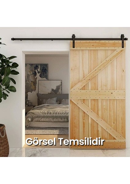 Sürgülü Kapı Mekanizması Ahır Kapısı Fular Modeli