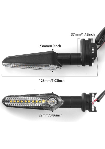 4x MT07 Tracer 700 900 Xj6 Fz6 MT09 900 MT10 LED Dönüş Sinyali Gösterge Işığı Yzf R15 R1 R3 R6 R7 R9 R25 (Yurt Dışından)