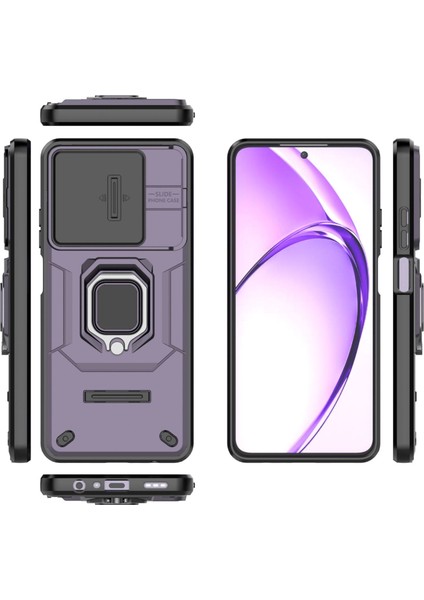 Oppo A40 Kılıf, [tam Kamera Koruması] [360° Dönebilen Destek Halkası] Askeri Sınıf Sert Koruyucu Telefon Kılıfı Kapağı (Yurt Dışından) fiyatları