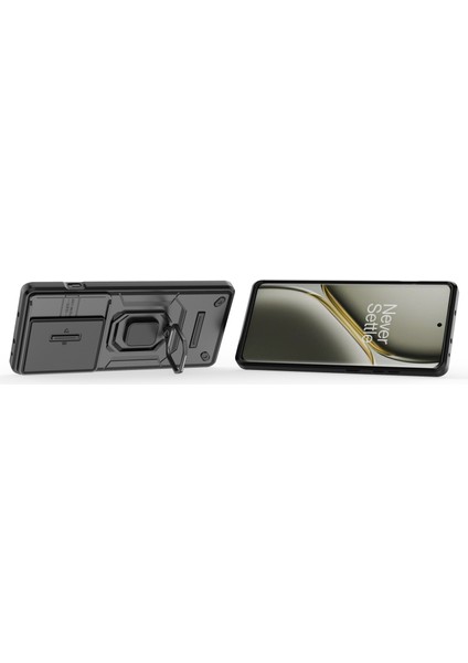 Oneplus Ace3 Pro Kılıf, [tam Kamera Koruması] [360° Dönebilen Destek Halkası] Askeri Sınıf Sert Koruyucu Telefon Kılıfı Kapağı (Yurt Dışından) fırsatları