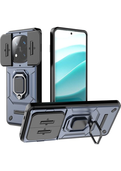 Xiaomi Redmi Note 14 5g Kılıf, [tam Kamera Koruması] [360° Dönebilen Destek Halkası] Askeri Sınıf Sert Koruyucu Telefon Kılıfı Kapağı (Yurt Dışından)