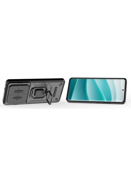 Xiaomi Redmi Note 14 Pro 5g Kılıf, [tam Kamera Koruması] [360° Dönebilen Destek Halkası] Askeri Sınıf Sert Koruyucu Telefon Kılıfı Kapağı (Yurt Dışından)
