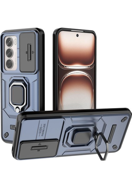 Oppo Reno 12 Pro Kılıf, [tam Kamera Koruması] [360° Dönebilen Destek Halkası] Askeri Sınıf Sert Koruyucu Telefon Kılıfı Kapağı (Yurt Dışından) fiyatları
