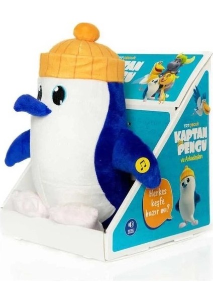 Kaptan Pengu Peluş - Sesli oyuncak