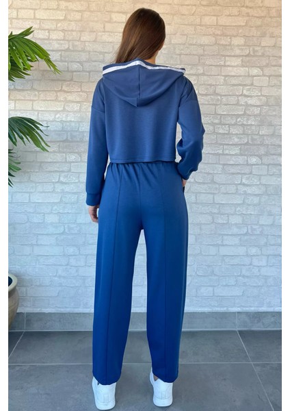 Dijital Baskılı Sweat Pantolon Eşofman Takımı P-00012975