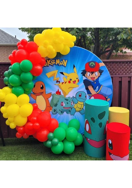 Pokemon Temalı Balon Zinciri