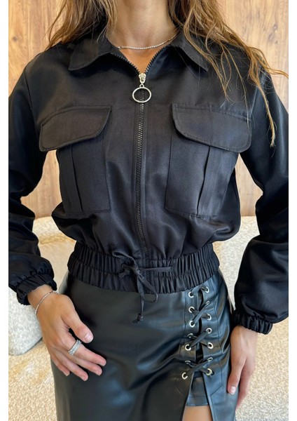 Kadın Bel Lastikli Mevsimlik Mont P-00012943 modelleri