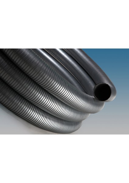 Jeneratör Egzoz Spirali 100 mm Galvanizli Uzunluk 1 Metre