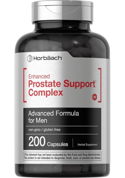 Horbäach Enhanced Prosta.t.e Supplement For Men | 200 Kapsül