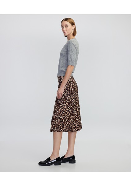 Leopar Desen Midi Etek IW6240004195074 fiyatları