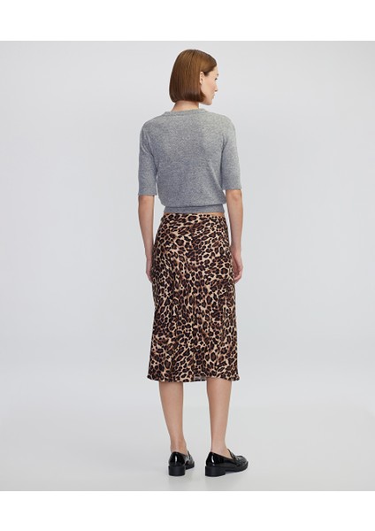 Leopar Desen Midi Etek IW6240004195074 modelleri
