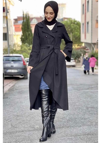 Kaşe Kaban Siyah fırsatları