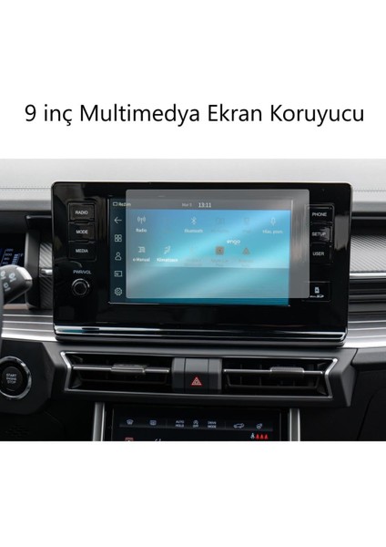 Ssangyong Torres Multimedya Ekranı Uyumlu 9h Nano ekran koruyucu
