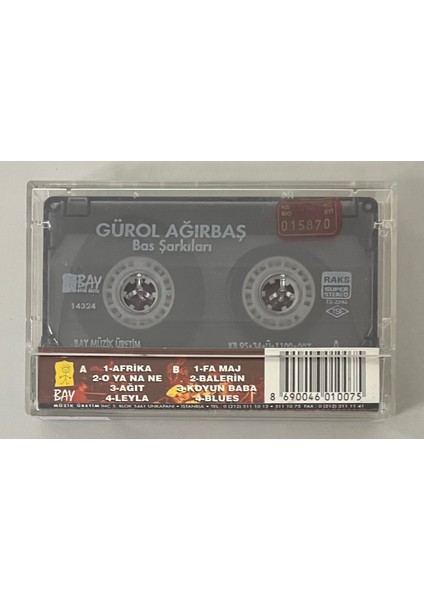 Gürol Ağırbaş - Bas Şarkıları Kaset Dönem Baskı fiyatları