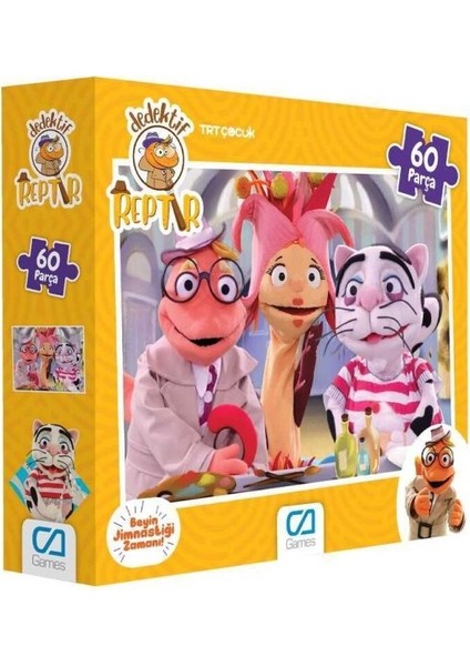 Dedektif Reptır - 60 Parça Puzzle