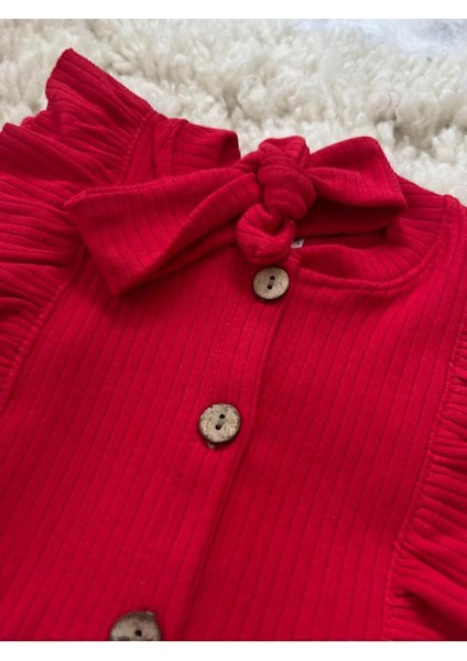 3-6-9 Ay Kız Bebek Mevsimlik Bandanalı Fırfırlı Tulum modelleri