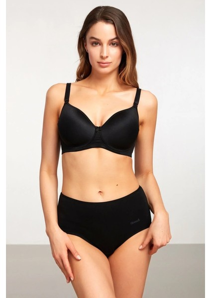Kadın Basic Maxi Klasik Yüksek Bel 2'li Slip Külot