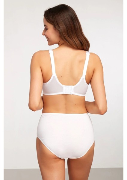 Kadın Basic Maxi Klasik Yüksek Bel 2'li Slip Külot