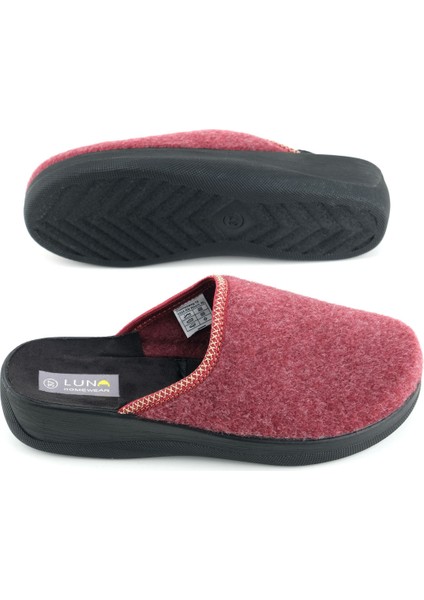Luna Kadın Kışlık Yüksek Topuk Keçe Ev Bahçe Terlik indirimleri