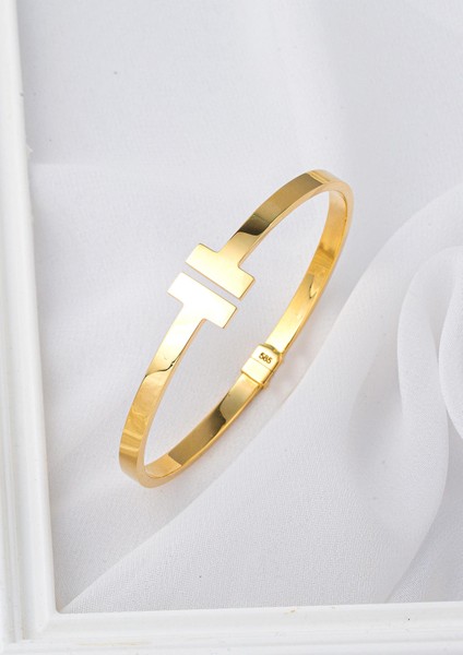 Te 14 Ayar Kelepçe Altın Bilezik fırsatları