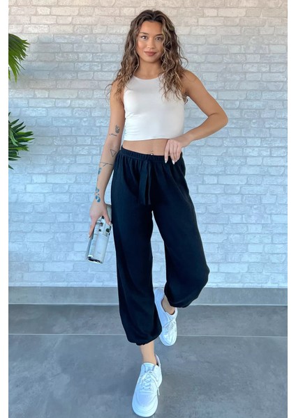 Fitilli Paça Lastikli Pantolon P-00013132
