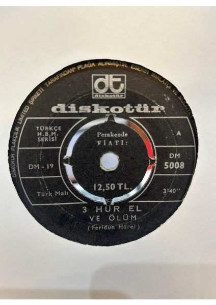3 Hür-El ‎– Şeytan Bunun Neresinde? 1970 Baskı 45'lik (Plak)
