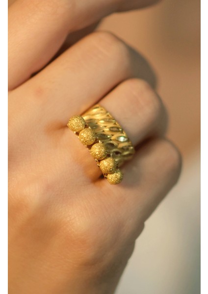 Dorikalı Ikisi Bir Arada Yüzük 22 Ayar A076925