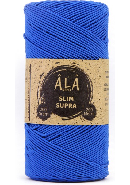 Slim Supra Ip 200 Gram Mumlu Ip Supla Çanta Runner Ipi Mavi