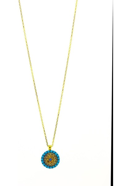 Zarif Zincilrli Nazarlık Kolye