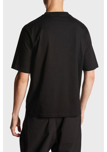 Logolu % 100 Pamuk Bisiklet Yaka T Shirt Erkek T Shirt S79GC0081 S230099 71X fiyatları