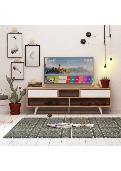 Glassgow Tv Sehbası Safirmeşe/beyaz