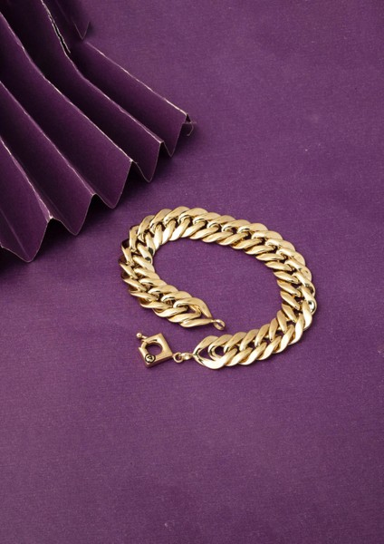 Süzme Halkalı Tasarım Bileklik 14 Ayar Altın fiyatları