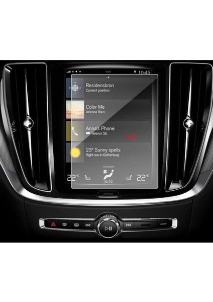 Volvo S90 9 Inç Mat Ekran Koruyucu Multimedya Navigasyon