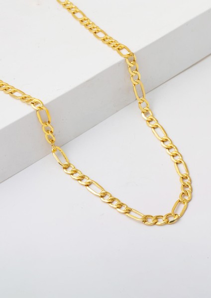 Kalın Figaro 14 Ayar Zincir Kolye 50 Cm. fiyatları