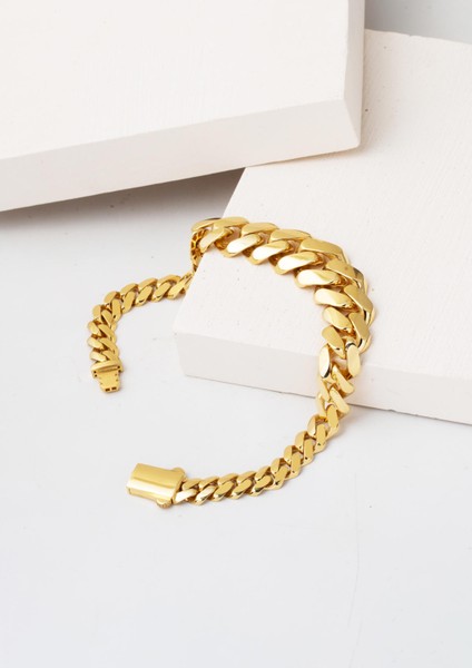 14 Ayar Süzme Gurmet Zincirli Altın Bileklik fiyatları