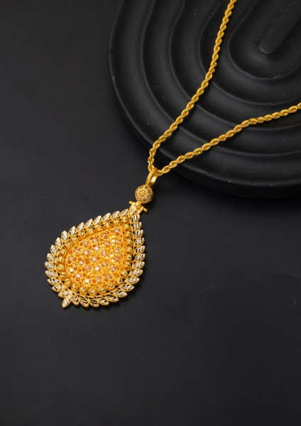 Antik Tasarım Zincirli Altın Kolye fiyatları