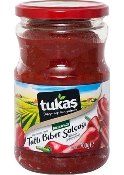 Tatlı Bi̇ber Salçası 700 gr Paket (3 Adet)