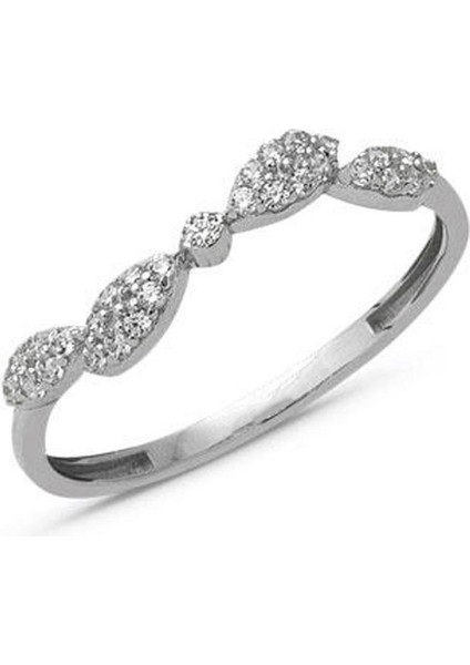 Sarmaşık Model Beyaz Altın Spor Yüzük