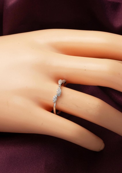 Sarmaşık Model Beyaz Altın Spor Yüzük fiyatları