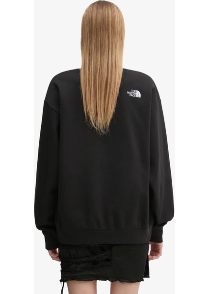 W Essentıal Oversıze Kadın Siyah Sweatshirt NF0A89EPJK31 modelleri