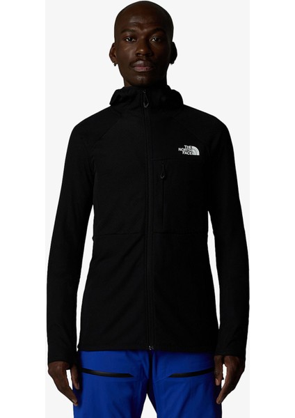 M Summıt Futurefleece Fz Hoodıe Erkek Siyah Mont NF0A5J7S4H01