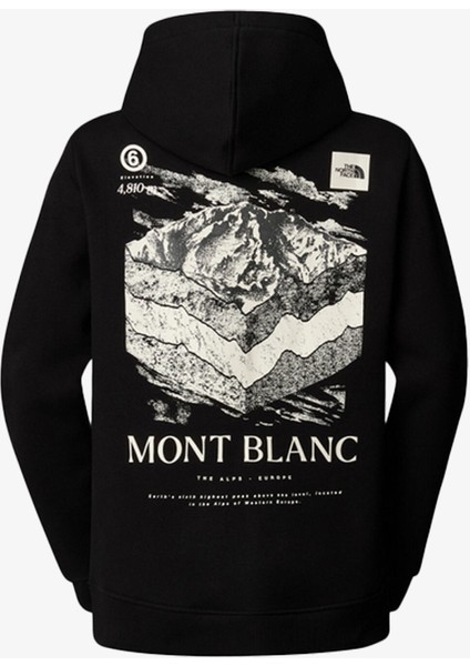 W Hoodıe Topographıc Kadın Siyah Sweatshirt NF0A89CPJK31 fiyatları