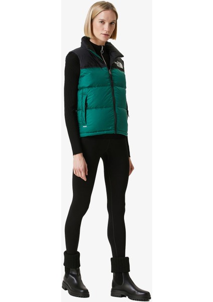W 1996 Retro Nuptse Kadın Yeşil Yelek NF0A3XEPNL11 fiyatları