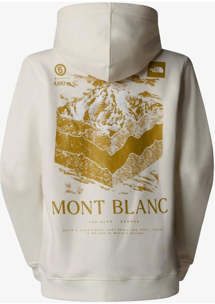 W Hoodıe Topographıc Kadın Beyaz Sweatshirt NF0A89CPQLI1 fırsatları