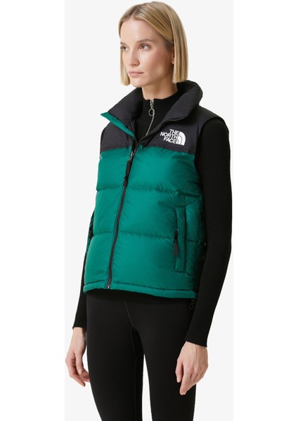 W 1996 Retro Nuptse Kadın Yeşil Yelek NF0A3XEPNL11 modelleri