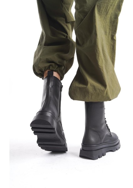 Kadın Tırtık Taban Postal Bot Bağcıklı Fermuarlı Rahat Taban Tam Kalıp Bot modelleri