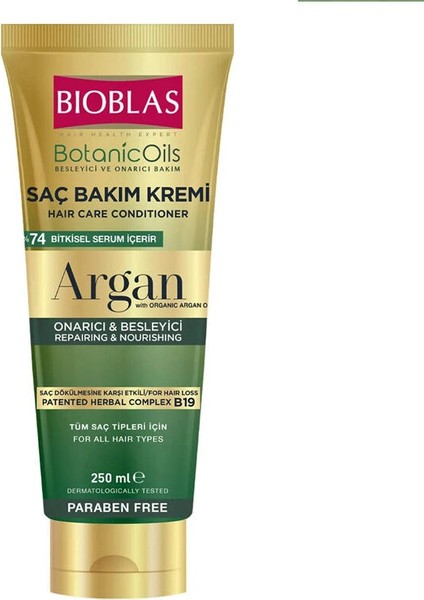 Botanıcoils Saç Bakım Kremi Argan 250ML